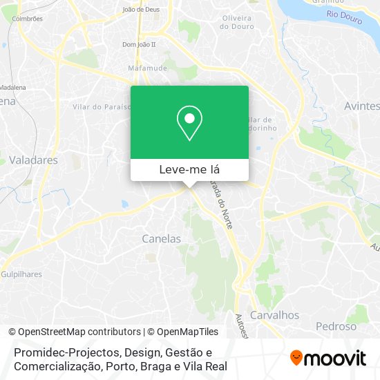 Promidec-Projectos, Design, Gestão e Comercialização mapa