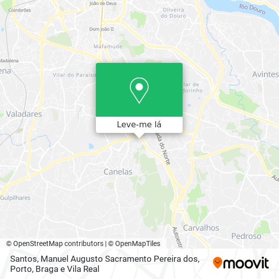 Santos, Manuel Augusto Sacramento Pereira dos mapa