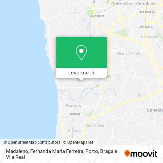 Madaleno, Fernanda Maria Ferreira mapa