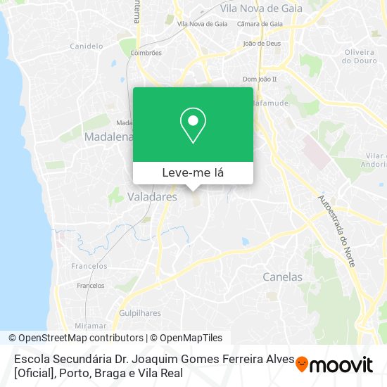 Escola Secundária Dr. Joaquim Gomes Ferreira Alves [Oficial] mapa