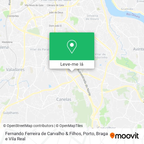 Fernando Ferreira de Carvalho & Filhos mapa