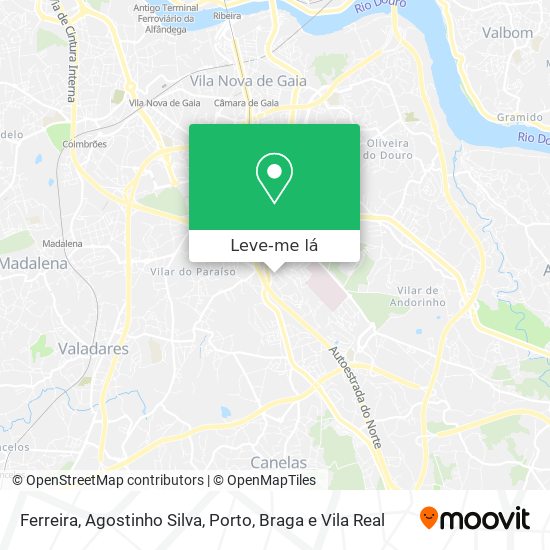 Ferreira, Agostinho Silva mapa