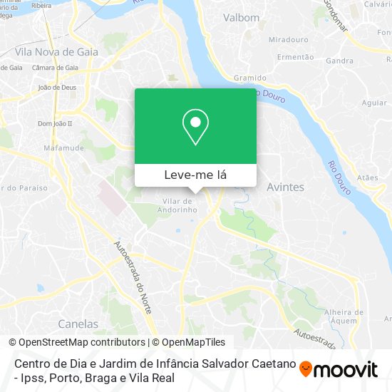 Centro de Dia e Jardim de Infância Salvador Caetano - Ipss mapa