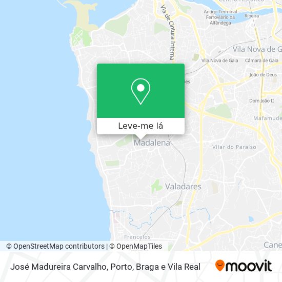 José Madureira Carvalho mapa