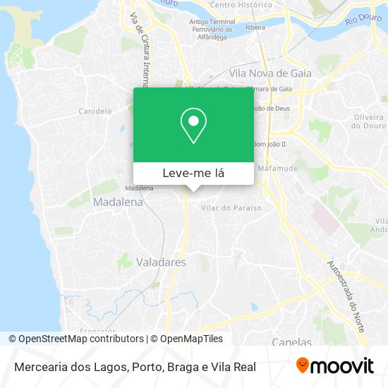 Mercearia dos Lagos mapa