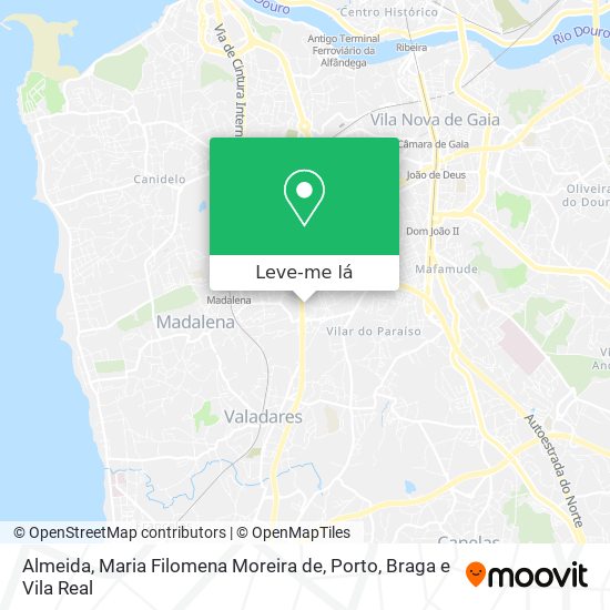 Almeida, Maria Filomena Moreira de mapa