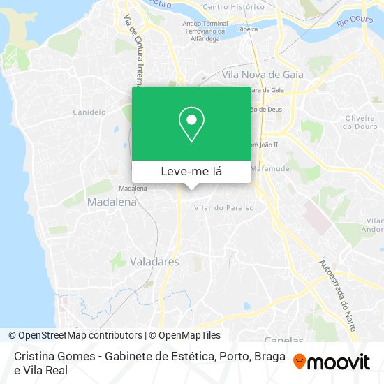 Cristina Gomes - Gabinete de Estética mapa