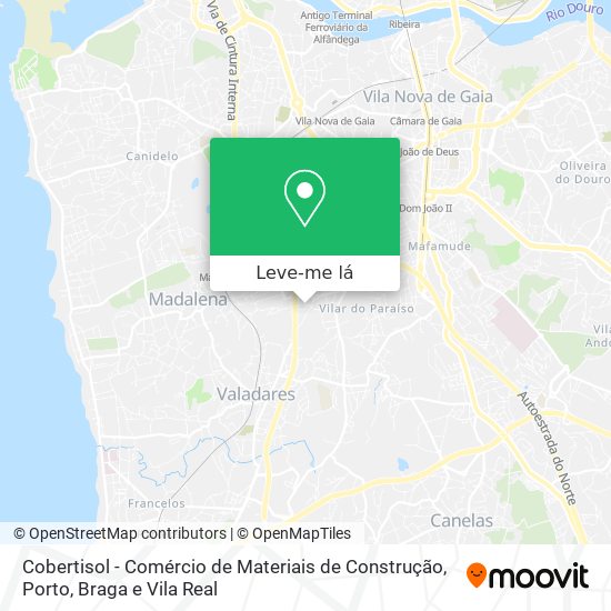 Cobertisol - Comércio de Materiais de Construção mapa