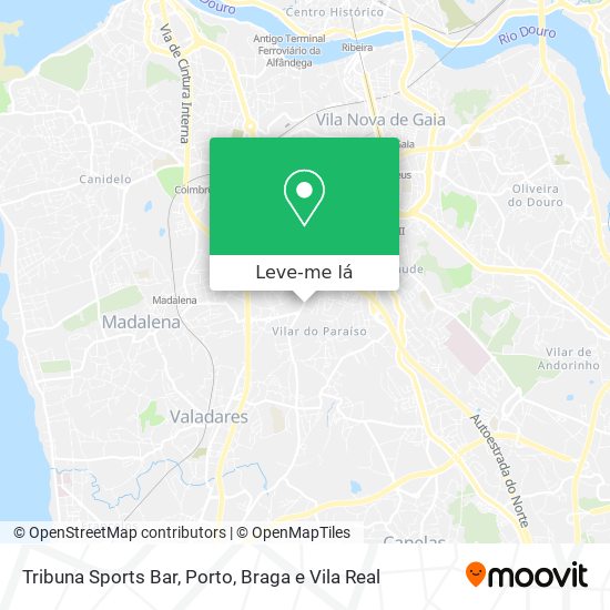 Tribuna Sports Bar mapa