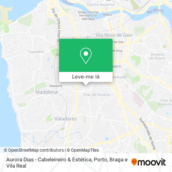 Aurora Dias - Cabeleireiro & Estética mapa