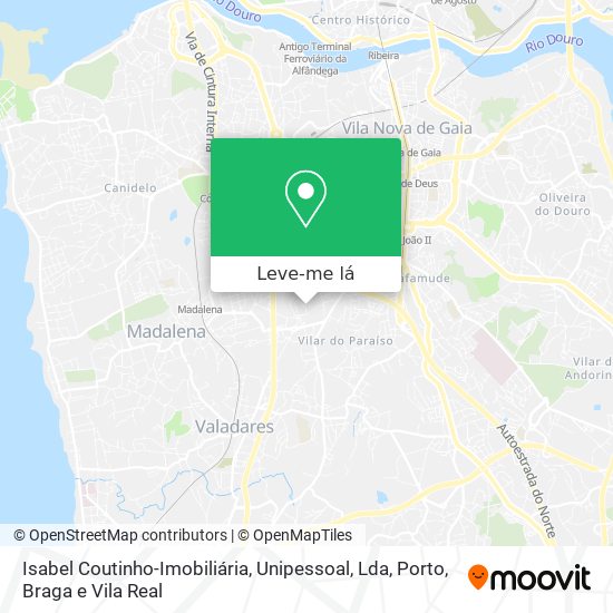 Isabel Coutinho-Imobiliária, Unipessoal, Lda mapa