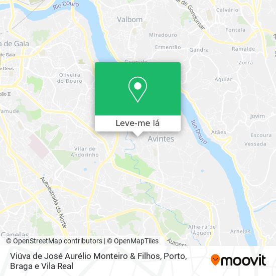 Viúva de José Aurélio Monteiro & Filhos mapa