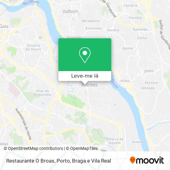 Restaurante O Broas mapa