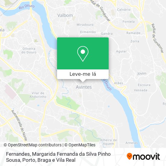 Fernandes, Margarida Fernanda da Silva Pinho Sousa mapa