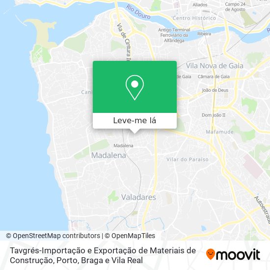 Tavgrés-Importação e Exportação de Materiais de Construção mapa