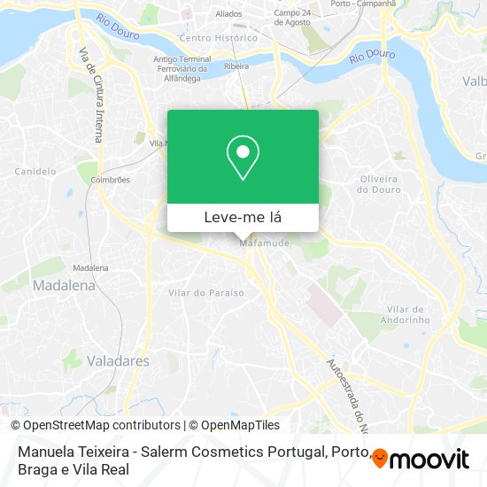 Manuela Teixeira - Salerm Cosmetics Portugal mapa