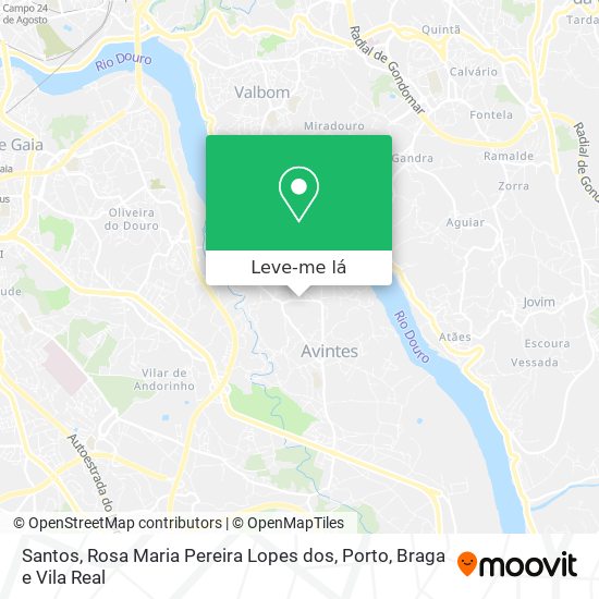 Santos, Rosa Maria Pereira Lopes dos mapa