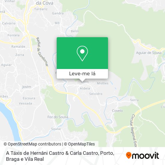 A Táxis de Hernâni Castro & Carla Castro mapa