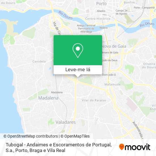 Tubogal - Andaimes e Escoramentos de Portugal, S.a. mapa