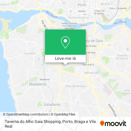 Taverna do Alho Gaia Shopping mapa