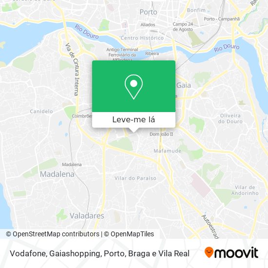 Vodafone, Gaiashopping mapa