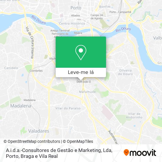 A.i.d.a.-Consultores de Gestão e Marketing, Lda mapa