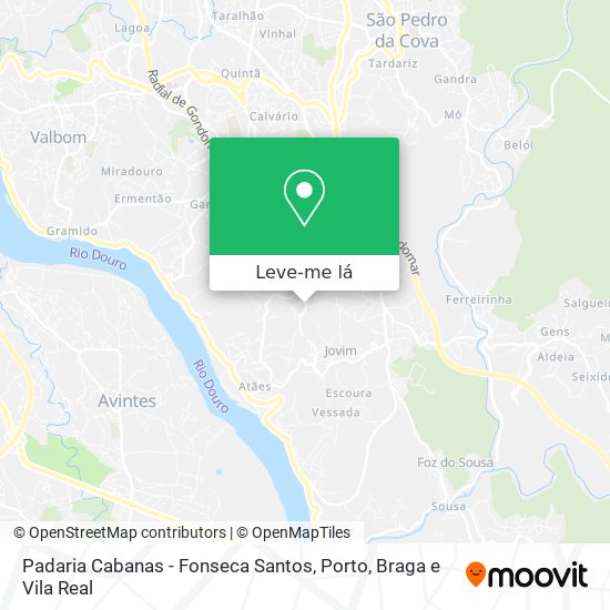 Padaria Cabanas - Fonseca Santos mapa