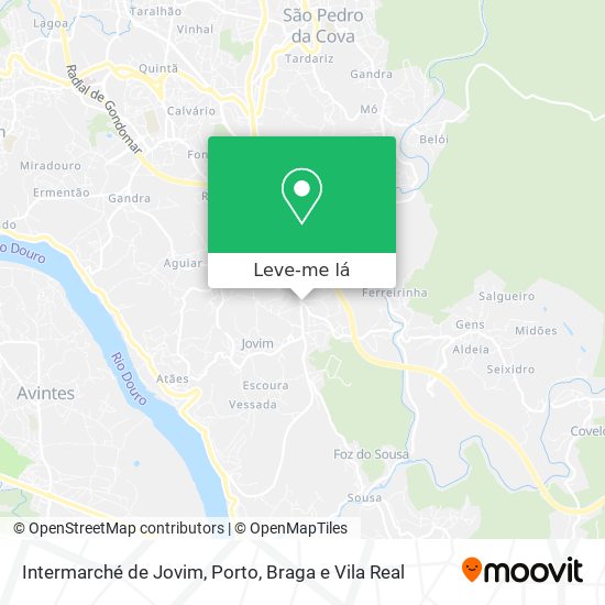 Intermarché de Jovim mapa