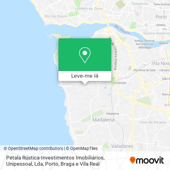 Pétala Rústica-Investimentos Imobiliários, Unipessoal, Lda mapa
