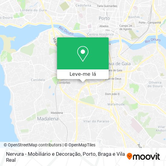 Nervura - Mobiliário e Decoração mapa