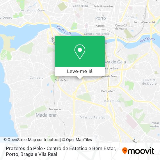 Prazeres da Pele - Centro de Estetica e Bem Estar mapa