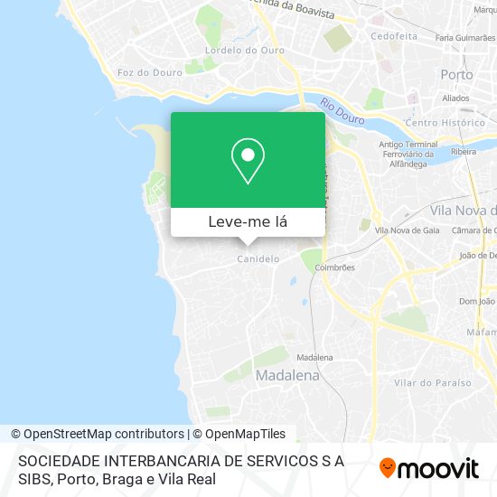 SOCIEDADE INTERBANCARIA DE SERVICOS S A SIBS mapa