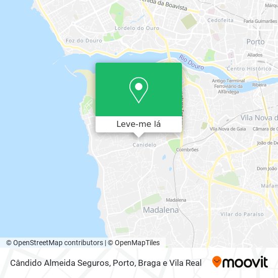 Cândido Almeida Seguros mapa