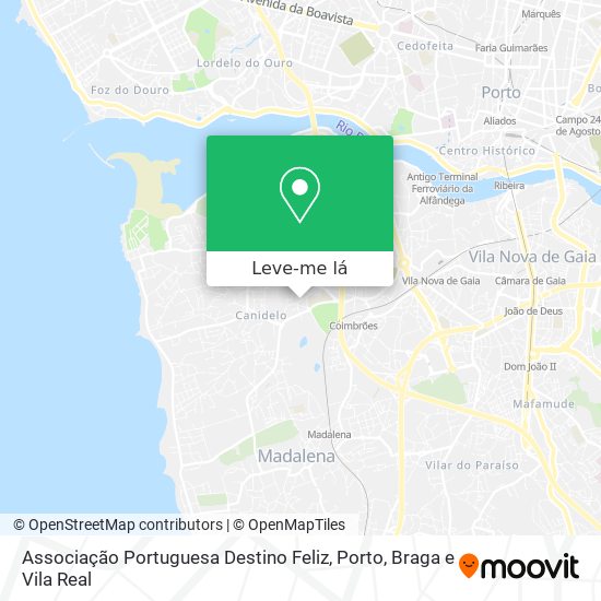Associação Portuguesa Destino Feliz mapa