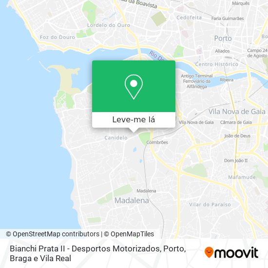 Bianchi Prata II - Desportos Motorizados mapa
