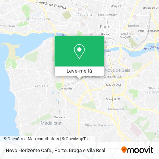 Novo Horizonte Cafe. mapa