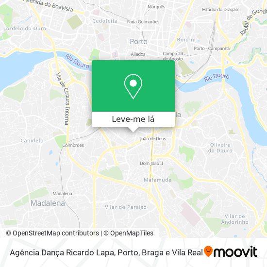 Agência Dança Ricardo Lapa mapa