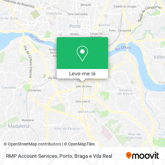 RMP Account Services mapa