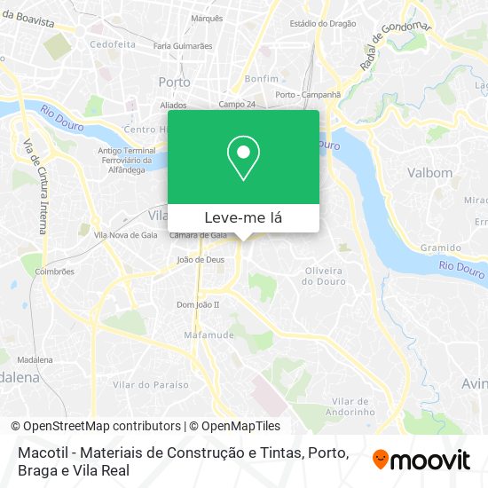 Macotil - Materiais de Construção e Tintas mapa