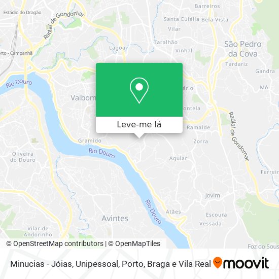 Minucias - Jóias, Unipessoal mapa