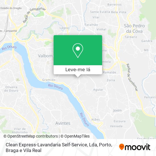 Clean Express-Lavandaria Self-Service, Lda mapa