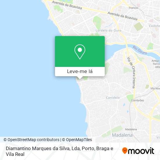 Diamantino Marques da Silva, Lda mapa