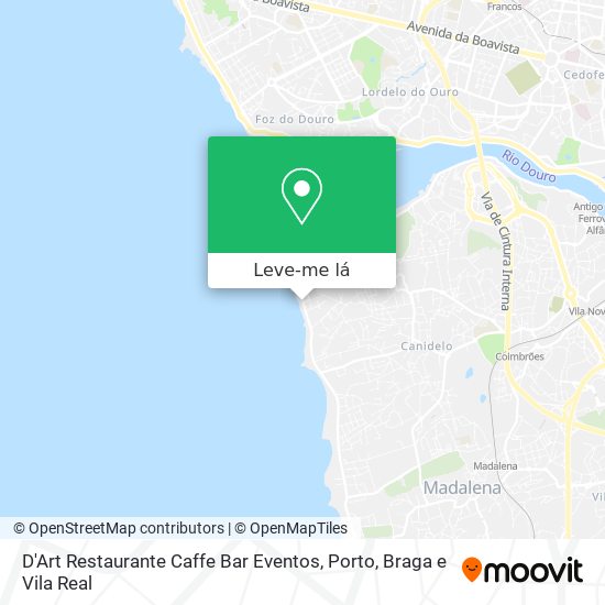 D'Art Restaurante Caffe Bar Eventos mapa