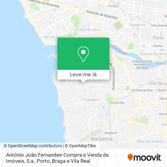 António João Fernandes-Compra e Venda de Imóveis, S.a. mapa