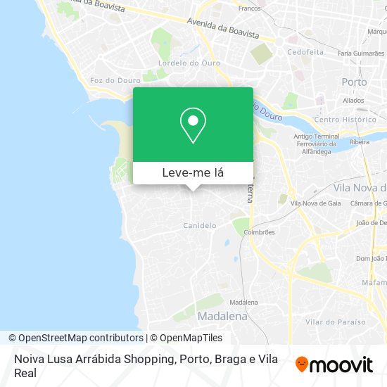 Noiva Lusa Arrábida Shopping mapa