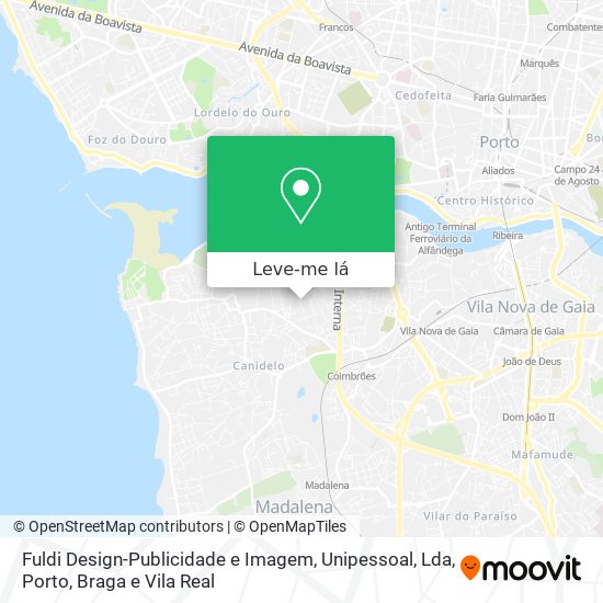 Fuldi Design-Publicidade e Imagem, Unipessoal, Lda mapa