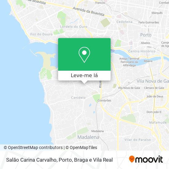 Salão Carina Carvalho mapa