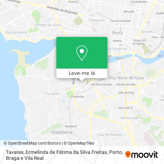 Tavares, Ermelinda de Fátima da Silva Freitas mapa
