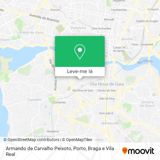Armando de Carvalho Peixoto mapa