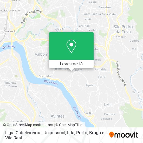 Ligia Cabeleireiros, Unipessoal, Lda mapa